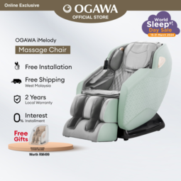 Ogawa iMelody Massage Chair - Coral Green Free Massage Chair Cover [Free Shipping WM]*